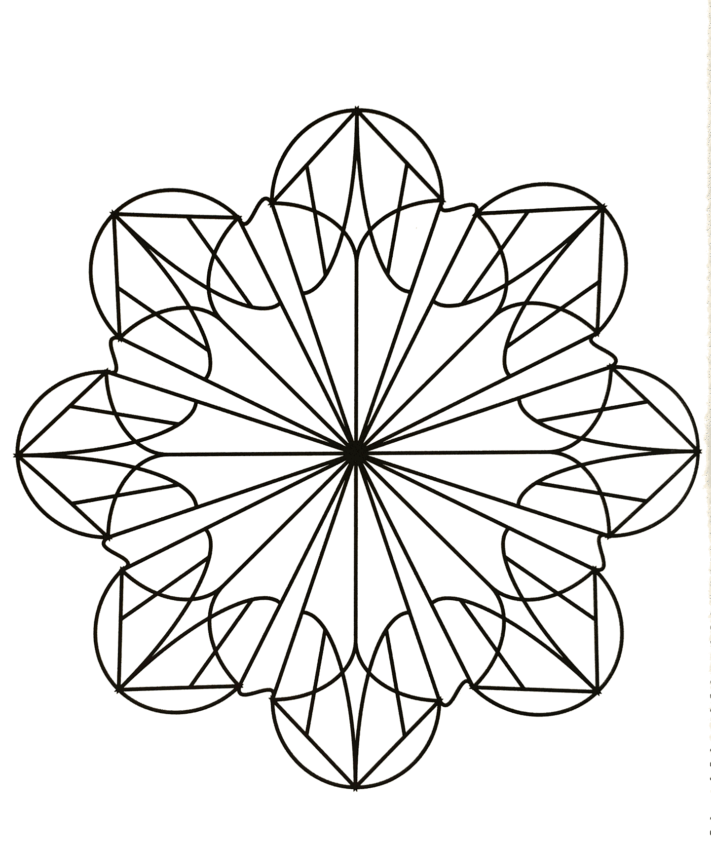 Coloração-mandala-livre-flor-forma (Mandalas temáticas : Padrões geométricos) Coloração-mandala-livre-flor-forma (Mandalas temáticas : Padrões geométricos)