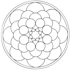 Mandala com padrões geométricos (6) (Mandalas temáticas : Padrões geométricos)