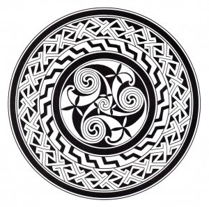 Deixe o seu espírito criativo escolher as melhores cores para dar vida a esta bela Mandala! Estes motivos harmoniosos e abstractos estão perfeitamente integrados nesta bonita criação (Mandalas temáticas : Padrões geométricos)