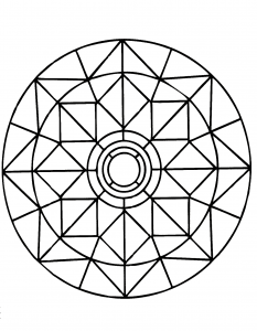 Mandala com padrões geométricos para imprimir (45) (Mandalas temáticas : Padrões geométricos)