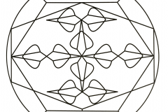 Mandala com padrões geométricos para imprimir (2) (Mandalas temáticas : Padrões geométricos)