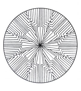 Mandala com padrões geométricos (9)