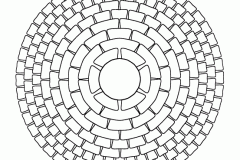 Mandala com padrões geométricos (2) (Mandalas temáticas : Padrões geométricos)