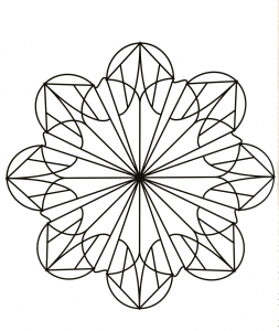 Mandala com padrões geométricos para imprimir (74) (Mandalas temáticas : Padrões geométricos)