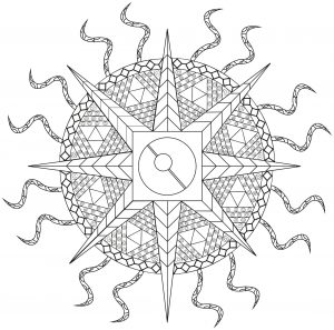 desenho de mandala