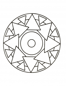 Mandala com padrões geométricos para imprimir (22) (Mandalas temáticas : Padrões geométricos)