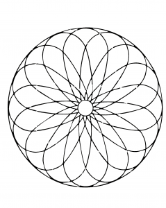 Mandala com padrões geométricos para imprimir (39) (Mandalas temáticas : Padrões geométricos)