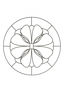 Mandala com padrões geométricos para imprimir (61)
