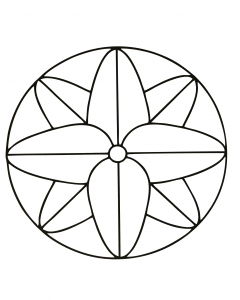 Mandala com padrões geométricos para imprimir (19) (Mandalas temáticas : Padrões geométricos)