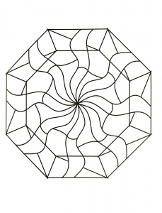 Mandala com padrões geométricos para imprimir (40)