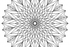Mandala a colorier motifs geometriques (3)