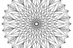 Mandala com padrões geométricos (3) (Mandalas temáticas : Padrões geométricos)