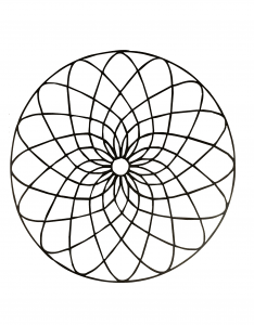 Mandala com padrões geométricos para imprimir (27) (Mandalas temáticas : Padrões geométricos)