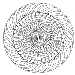 Mandala easy geometry 5