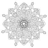Mandala anti stress fleuri