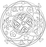 Uma Mandala desenhada à mão