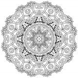 Joli Mandala fleuri