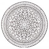 Mandala de estilo vintage