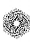 Mandala em movimento (Mandalas temáticas : Flores e vegetação)
