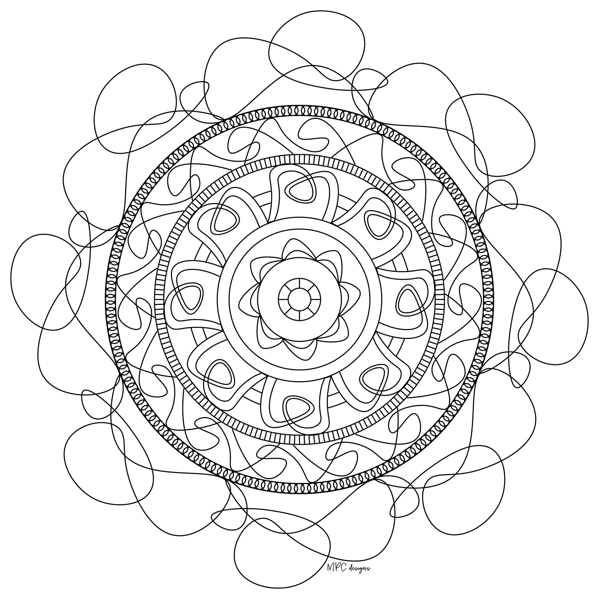 Joli Mandala (Mandalas temáticas : Zen e anti-estresse)