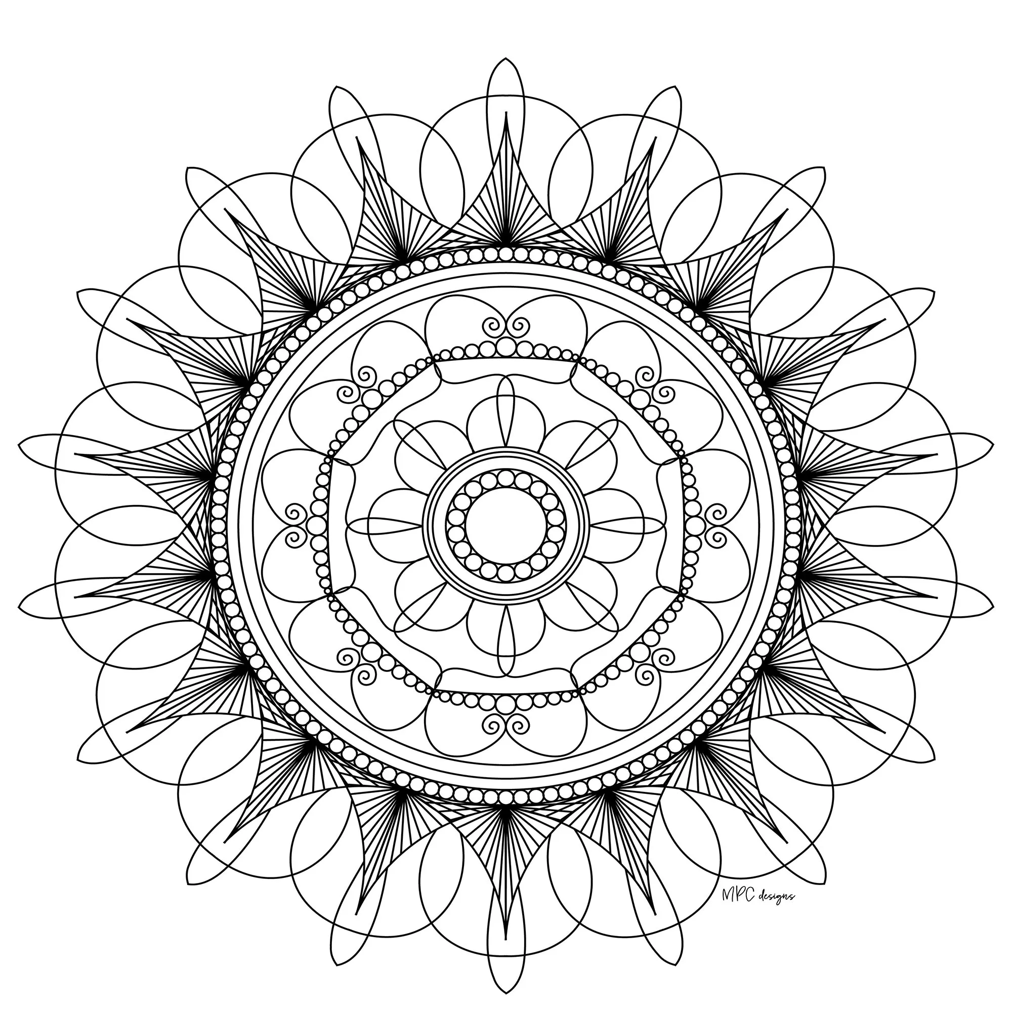 Mandala para desestressar (Mandalas temáticas : Zen e anti-estresse)