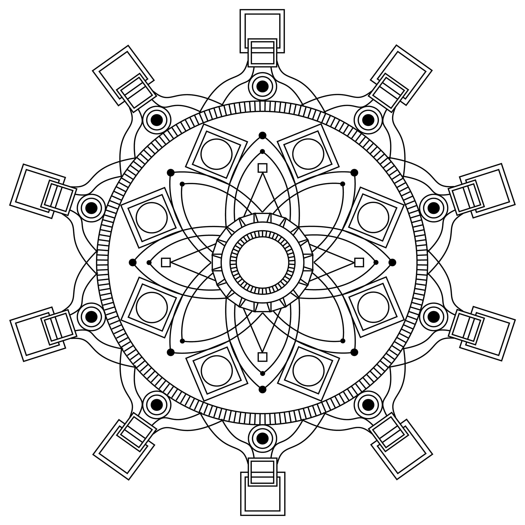 Mandala por MPC Design (Mandalas temáticas : Zen e anti-estresse)