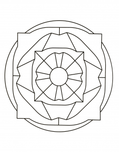 Mandala de flores (Mandalas temáticas : Zen e anti-estresse)
